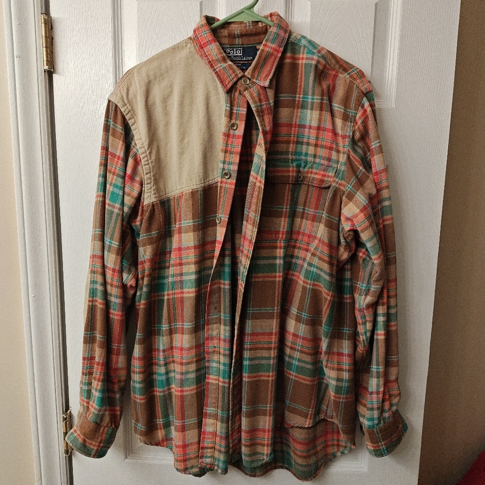 Ralph Lauren Men's Multicolor Plaid Shooting Shirt